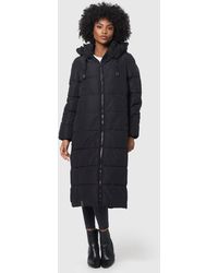 Marikoo - Winterjacke Nadeshikoo XIV extra langer Winter Mantel gesteppt - Lyst