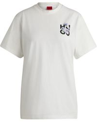 HUGO - T-Shirt Vintage Tee_10 (1-tlg) - Lyst