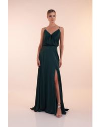 Unique - Abendkleid LUXE SLIP DRESS - Lyst