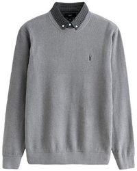Next - 2-In-1-Pullover Regular Fit Pullover Mit Eingenähtem Kragen (1-Tlg) - Lyst