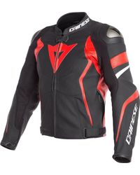 DAINESE - Motorradjacke Avro 4 Motorrad Lederjacke herausnehmbares Innenfutter - Lyst