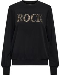ONLY - Sweatshirt ONLAMY L/S STONES O-NECK BOX UB SWT - Lyst