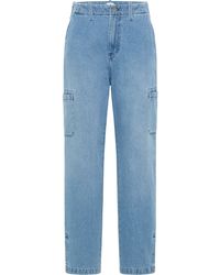 Mustang - Fit-Jeans Ava Loose Wide Cargo - Lyst