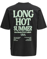 Only & Sons - T-Shirt ONSKENNY RLX TEXT SS TEE - Lyst