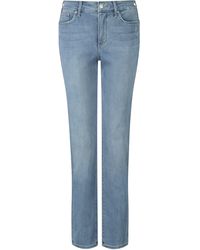 NYDJ - Jeans Curve Shaper Marilyn Straight Reiß- und Knopfverschluss, Lift-Technologie - Lyst