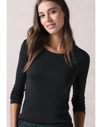 Cecil - Langarmshirt Pia aus trageangenehmer Baumwollqualität - Lyst