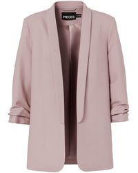 Pieces - Jerseyblazer - Lyst