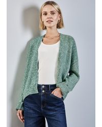 Street One - Cardigan aus softem Materialmix - Lyst