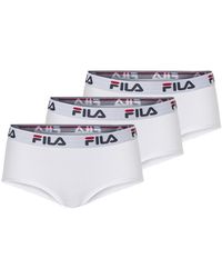 Fila - Retro Pants Culotte (3Er Pack) Elastischer Logobund - Lyst