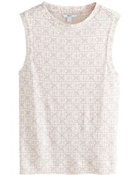 Next - Stricktop Weiches Rundhals-Tanktop Pullunder (1-tlg) - Lyst