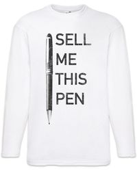 Urban Backwoods - Langarmshirt Sell Me This Pen Langarm T-Shirt Bobby Wolf Billion Of Daytrader Wall - Lyst