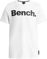 Bench - Unifarbenes Kurzarm T-Shirt LEANDRO mit (1-tlg) - Lyst