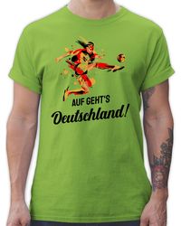 Shirtracer - T-Shirt Auf gehts Deutschland Germany 2024 Fussball EM Fanartikel - Lyst