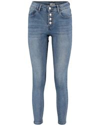 Hailys - Slim-- Jeans High Waist Skinny Fit Denim Pants 6897 in Blau - Lyst