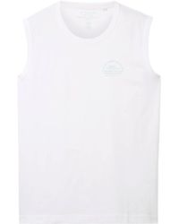 Tom Tailor - T-Shirt printed tanktop - Lyst