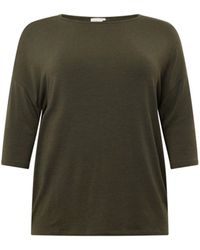 Only Carmakoma - 3/4-Arm-Shirt Lamour (1-tlg) Plain/ohne Details - Lyst