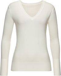 vivance active - V-Ausschnitt-Pullover in taillierter Form, weicher Strickpullover, Basic, klassisch - Lyst