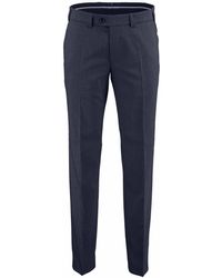 EUREX by BRAX - Stoffhose Tiefbund Schurwoll-Stretch-Hose Jan marine - Lyst