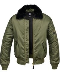 BRANDIT - Winterjacke MA2 Jacket Fur Collar (1-St) - Lyst
