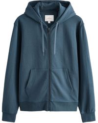 Next - Kapuzenpullover Kapuzenjacke aus weichem Modal mit Reißverschluss (1-tlg) - Lyst