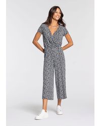 Laura Scott - Jumpsuit mit V-Ausschnitt - Lyst