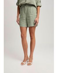 MARC AUREL - Shorts aus Leinen - Lyst