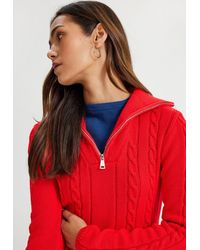 Koton - Stehkragenpullover Standkragen Mit Reißverschlussdetail - Lyst