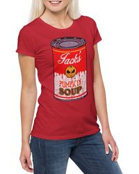 Urban Backwoods - Print-Shirt Jack's Pumpkin Soup I T-Shirt Kürbis Nightmare Gesicht (1-tlg) - Lyst