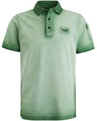 PME LEGEND - Poloshirt Short sleeve polo Cold dye pique - Lyst