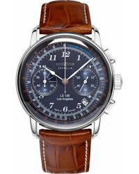 ZEPPELIN Chronograph »Los Angeles, 76143« made in Germany - Braun