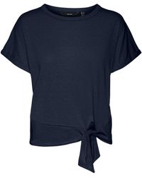 Vero Moda - T-Shirt Marijune Knot (1-tlg) - Lyst