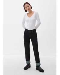 S.oliver - 5-Pocket- Jeans Karolin / Regular Fit / Mid Rise / Straight Leg - Lyst