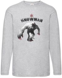 Urban Backwoods - Langarmshirt Yeti II Langarm T-Shirt Monster Bigfoot Creature Sasquatch Nepal Ape - Lyst
