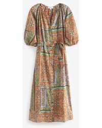 Next - Midikleid Midi-Hemdkleid aus 100 % Baumwollpopeline (1-tlg) - Lyst