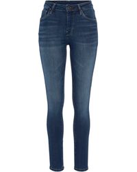 Pepe Jeans - Röhrenjeans REGENT in Skinny Passform mit hohem Bund aus seidig bequemem Stretch Denim - Lyst