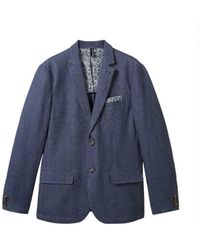 Tom Tailor - Jackenblazer casual woven blazer, blue melange structure - Lyst