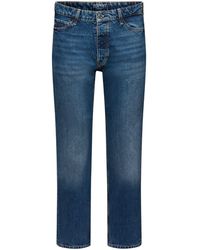 Esprit - Straight- Lockere Retro-Jeans mit mittlerer Bundhöhe - Lyst