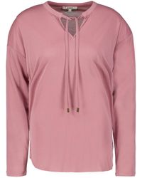 Garcia - Shirtbluse ladies T-shirt ls - Lyst
