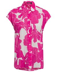 MARC AUREL - Blusenshirt Blusen pink varied - Lyst