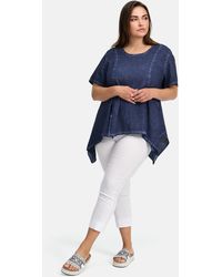 Kekoo - Tunikashirt A-Linie Shirt aus reiner Baumwolle 'Mirage' - Lyst