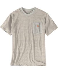 Carhartt - Relaxed /S Pocket Stripe T-Shirt - Lyst
