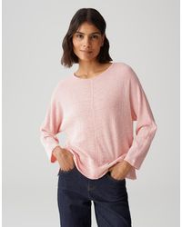 Opus - Langarmshirt Shirt SERERA Batwing Fit aus Viskose Mix - Lyst