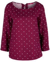 S.oliver SOliver Druckbluse - Rot