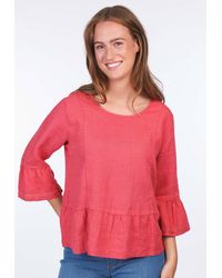Sorgenfri Sylt - Klassische Bluse Dafna Volant - Lyst
