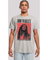 F4NT4STIC - Shirt Bob Marley Songs Of Freedom Reggae Music Premium Qualität, Musik, By Rock Off - Lyst