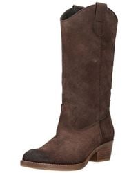 Felmini - Stiefel Veloursleder Bikerboots - Lyst