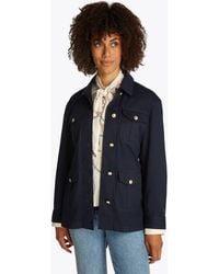 Tommy Hilfiger - Outdoorjacke GOLD BUTTON UTILITY JACKET mit goldfarbenem Knopf - Lyst