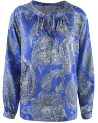 Milano Italy Blusenshirt blau (1-tlg) in Blau | Lyst DE