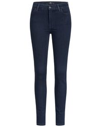7 For All Mankind - Fit- Jeans SLIM ILLUSION LUXE SUPER SKINNY - Lyst