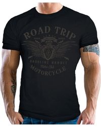 GASOLINE BANDIT® - ® T-Shirt für Biker Racer Motorrad Fans: Road Trip - Lyst